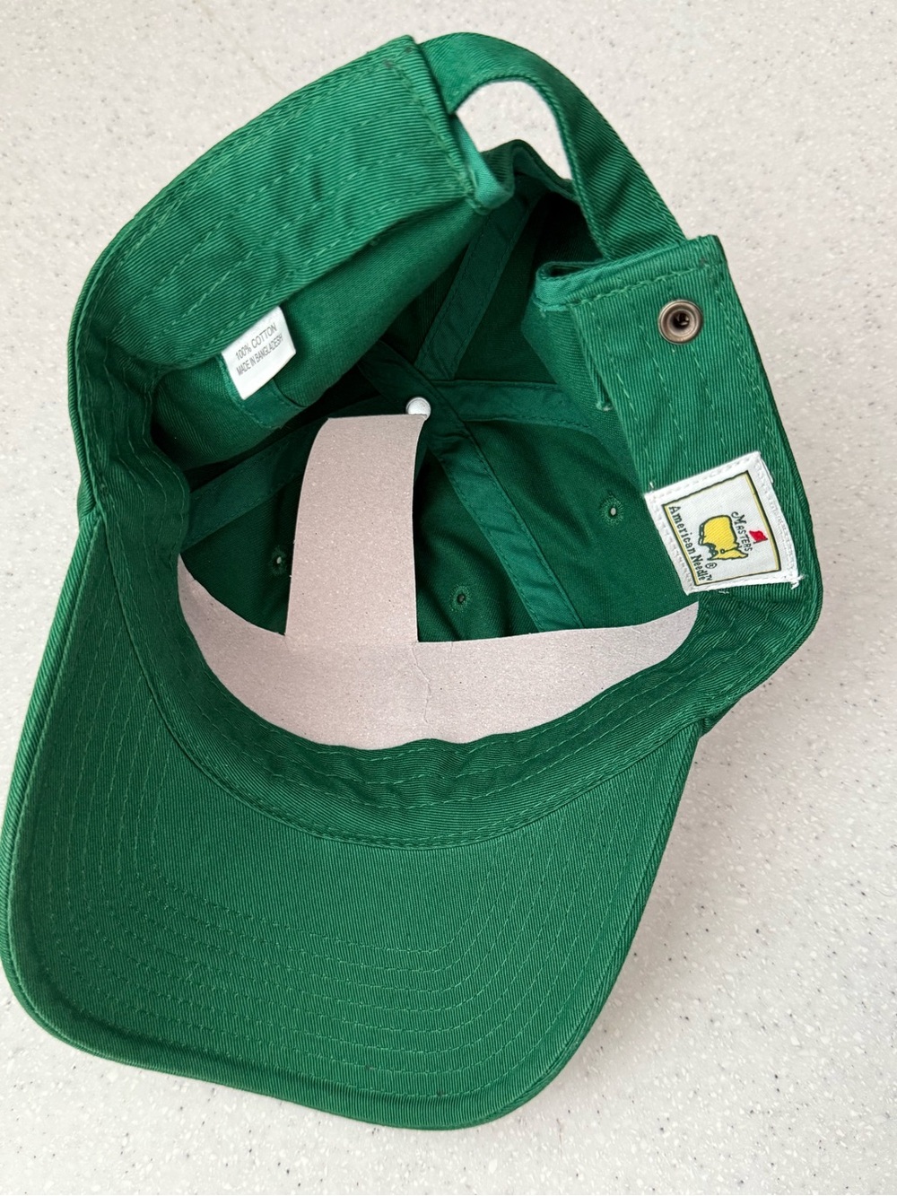 2016 Masters Tournament Official Merchandise ANGC Green Adjustable Dad Hat NWT - Picture 2 of 4